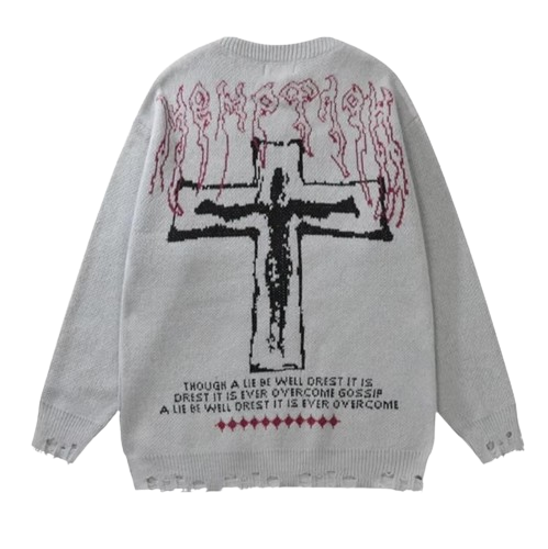 Svetr se vzorem Y2K UNISEX