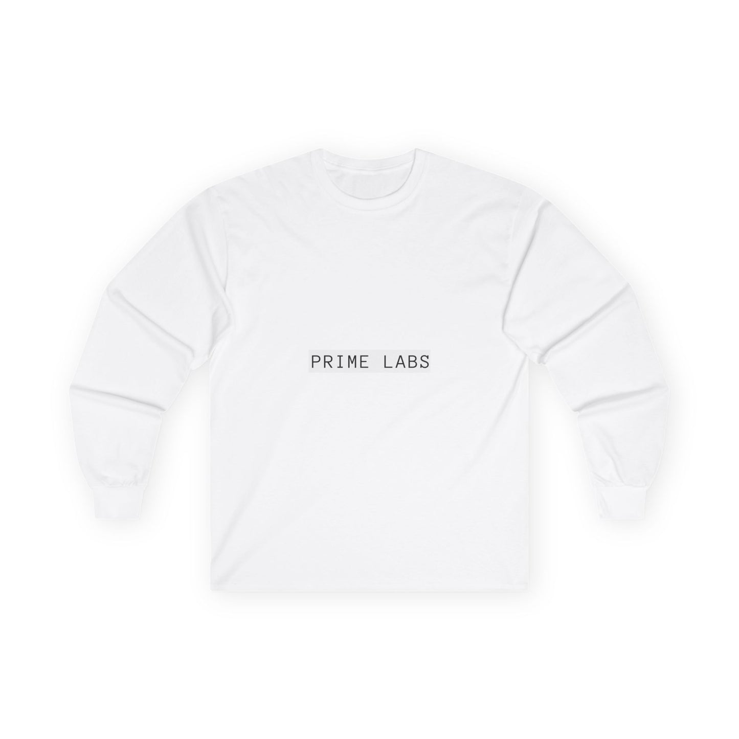Unisex Long Sleeve Tee - Minimalist 'PRIME LABS' Design