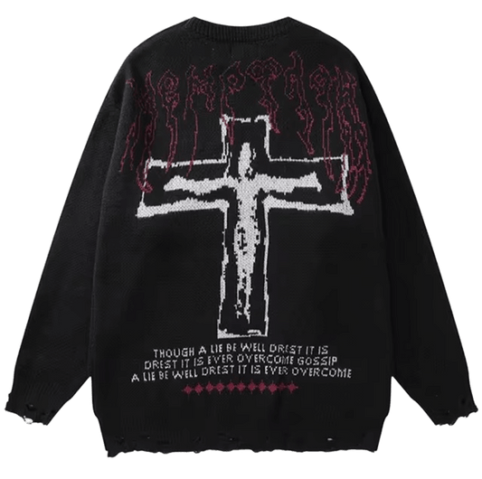 Svetr se vzorem Y2K UNISEX