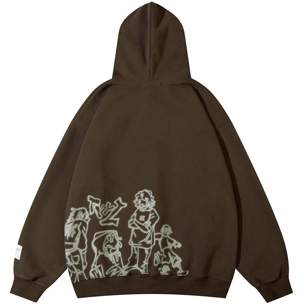 Bluza z nadrukiem UNISEX