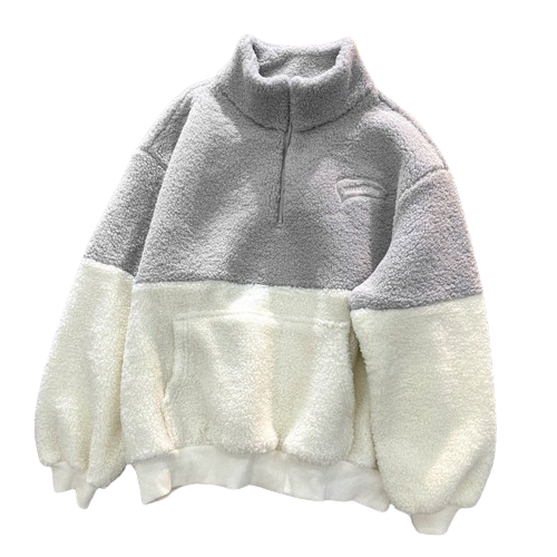 UNISEX two-tone fleece