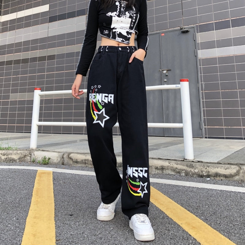 Spodnie w stylu Y2K