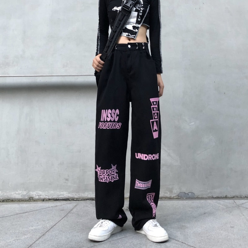 Spodnie w stylu Y2K