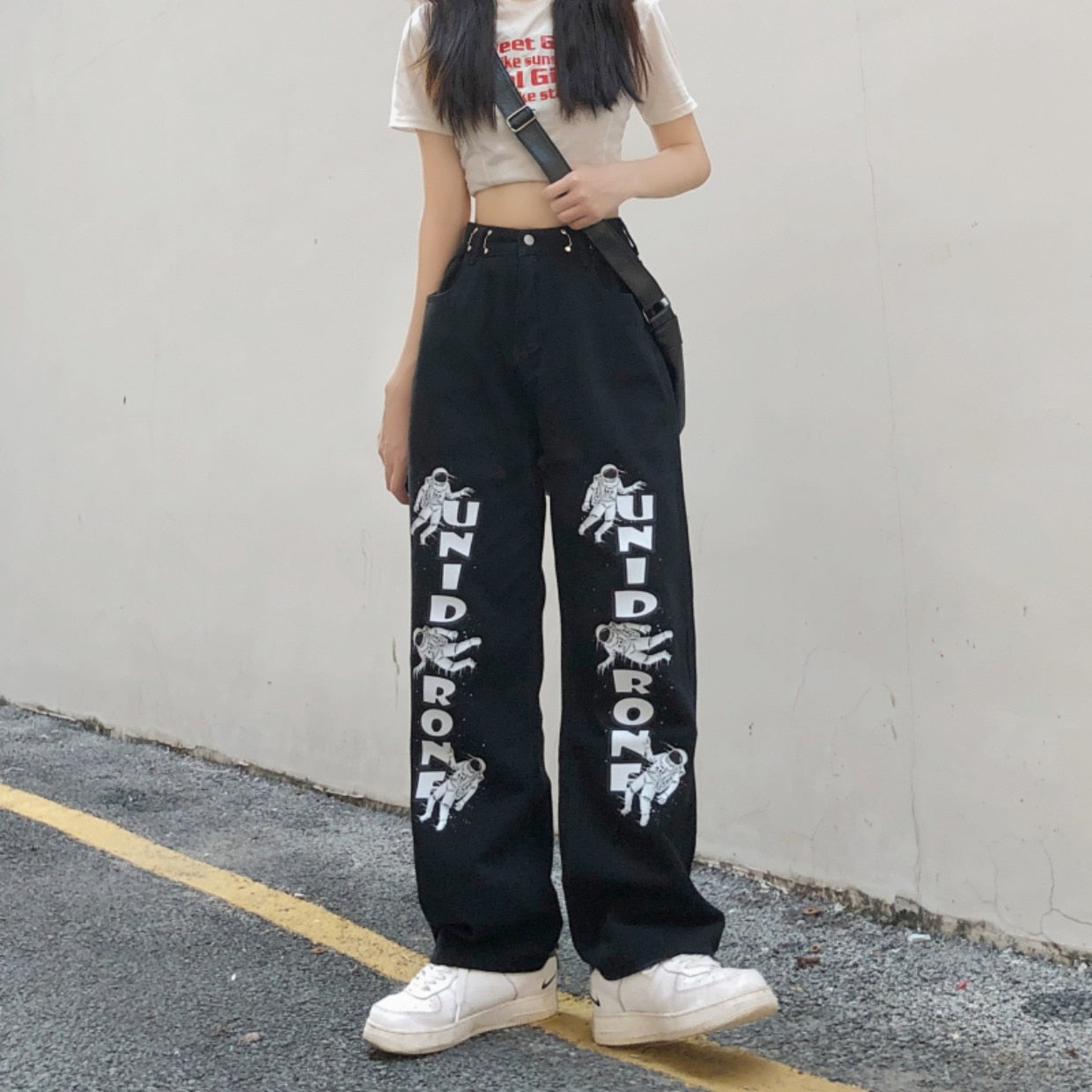 Spodnie w stylu Y2K