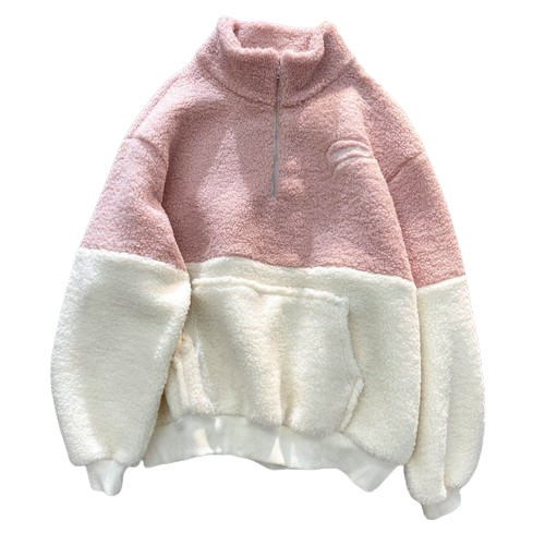 UNISEX two-tone fleece