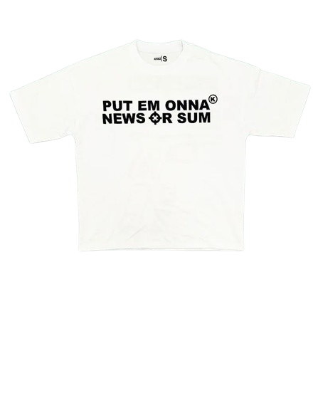 T-shirt z dwoma nadrukami UNISEX