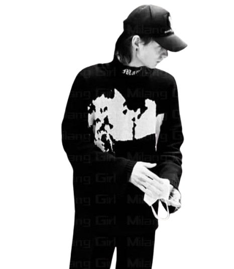 Svetr ve stylu Y2K UNISX