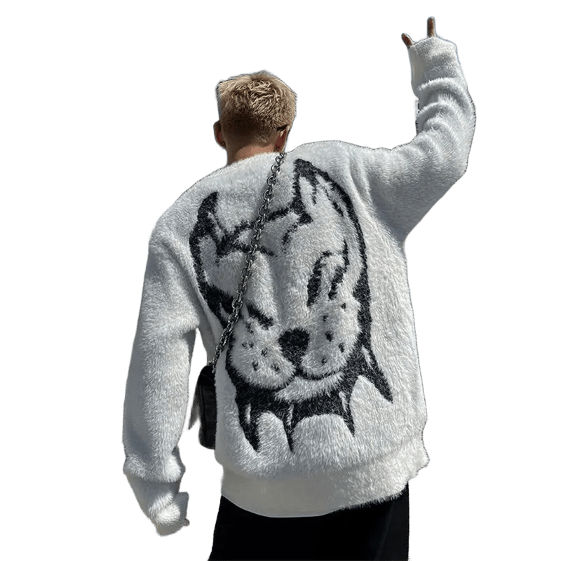 Y2K UNISEX svetr s potiskem