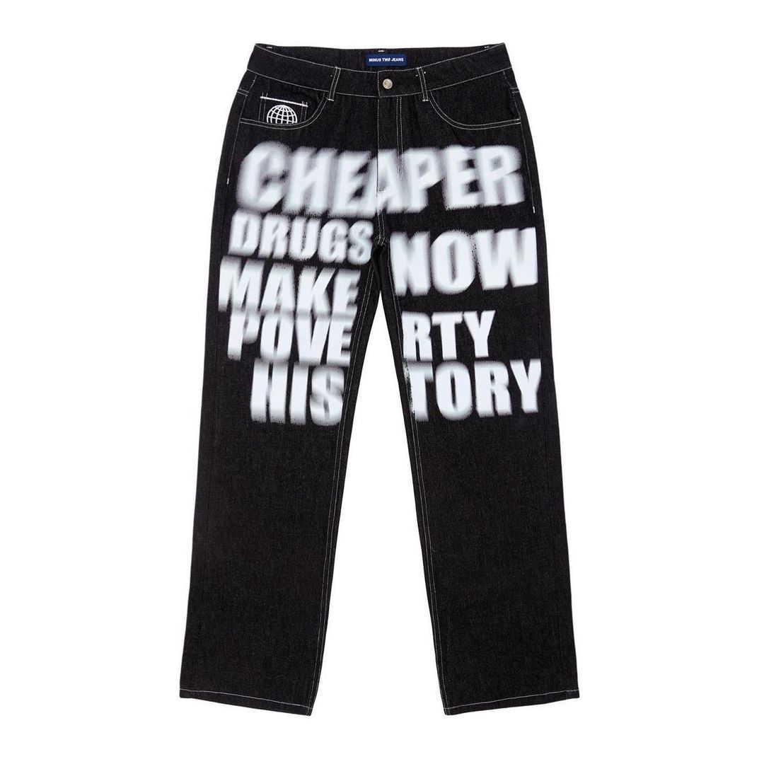Printed trousers