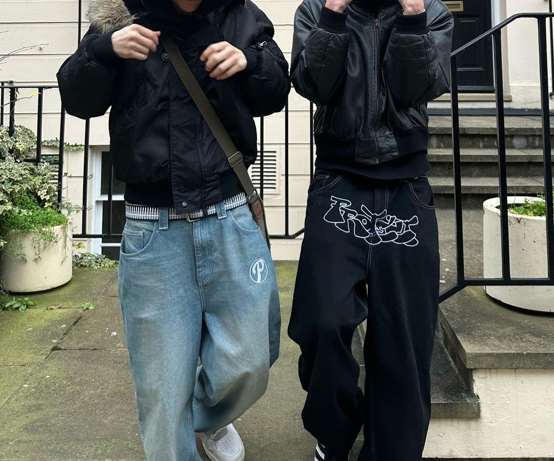 Spodnie w stylu Y2K