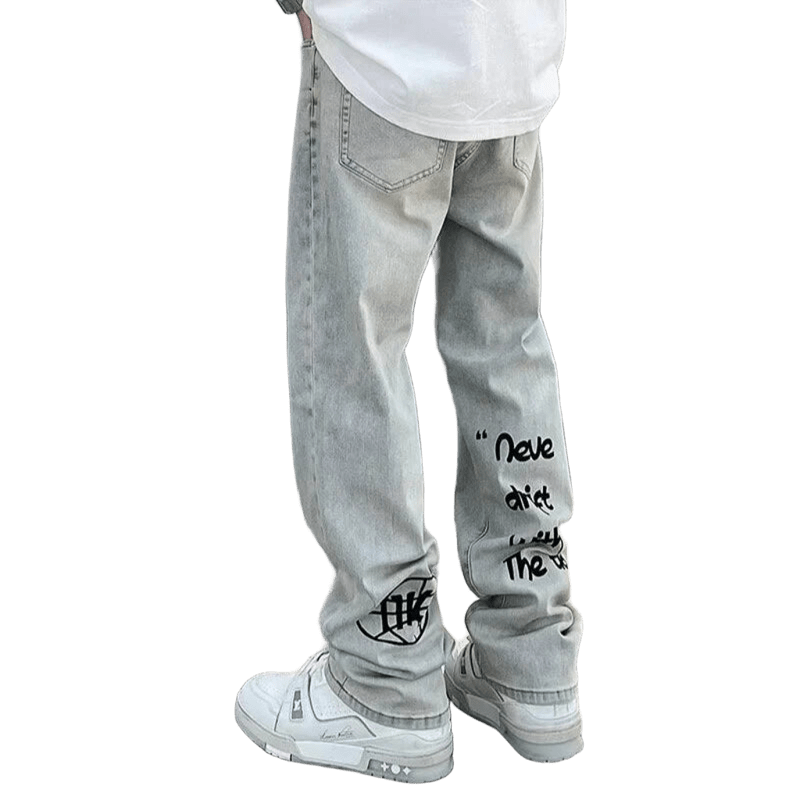 UNISEX Printed Jeans