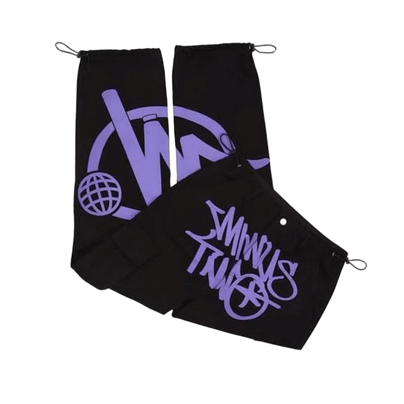 Spodnie cargo w stylu Y2K