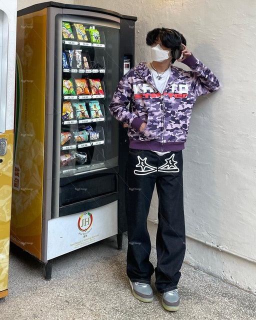 Printed trousers