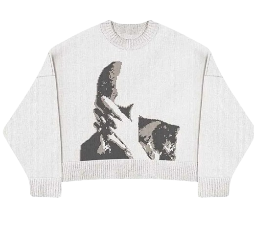 Y2K UNISEX svetr s potiskem