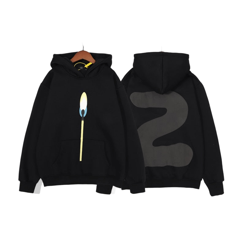 Bluza z napisem na tyle