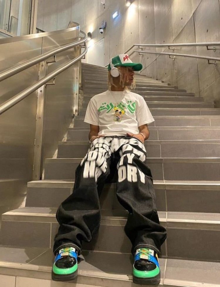 Printed trousers