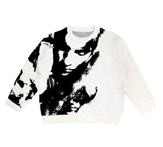 Y2K UNISEX svetr s potiskem