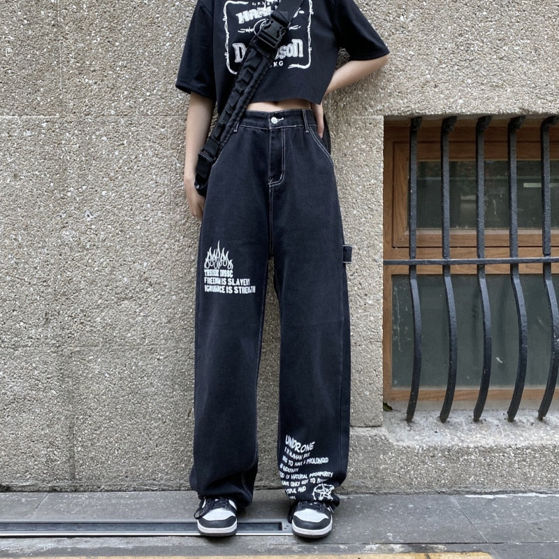 Spodnie w stylu Y2K