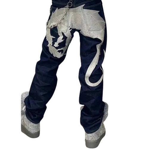 UNISEX printed jeans