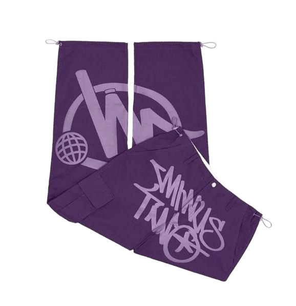 Spodnie cargo w stylu Y2K