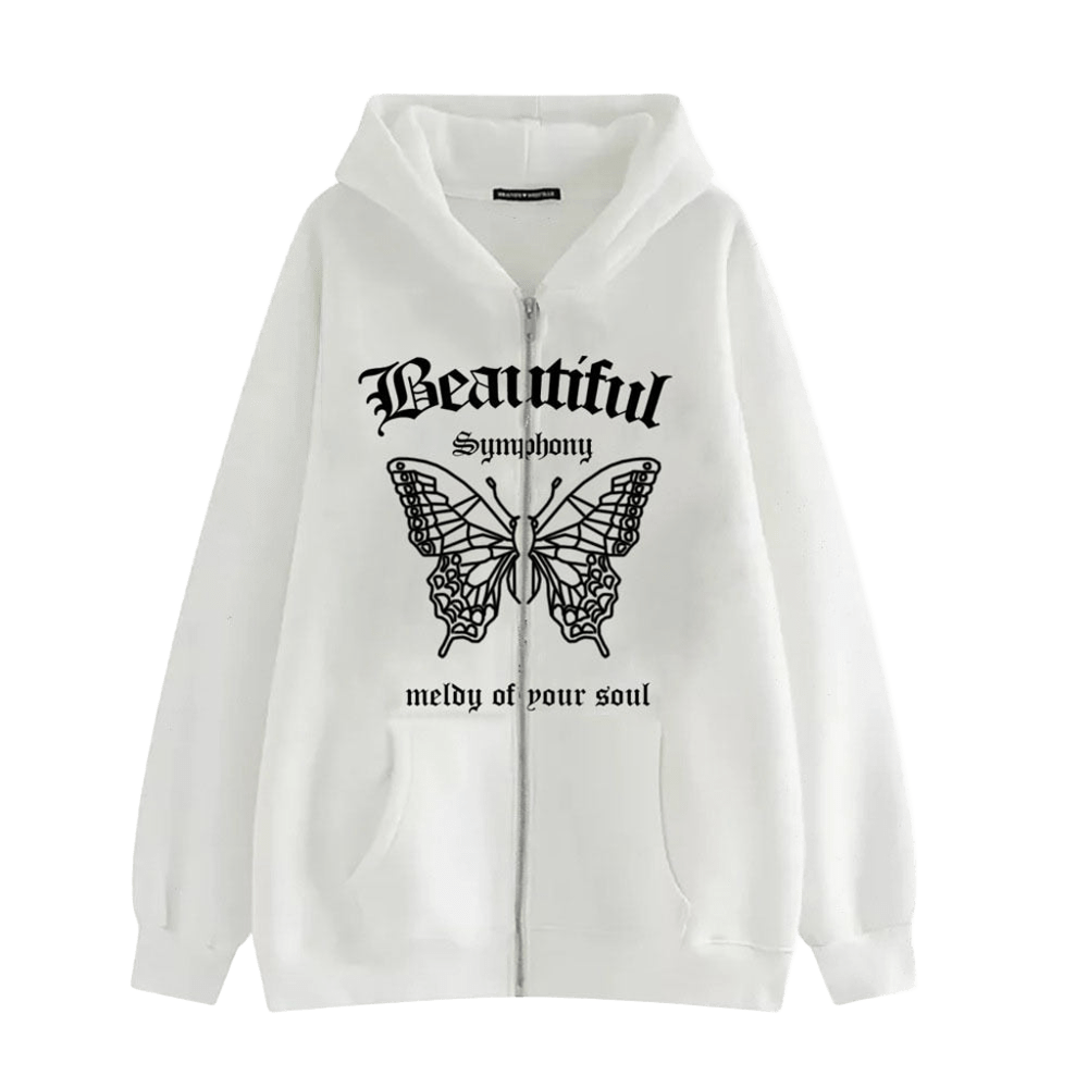 Bluza ze wzorem motyla UNISEX