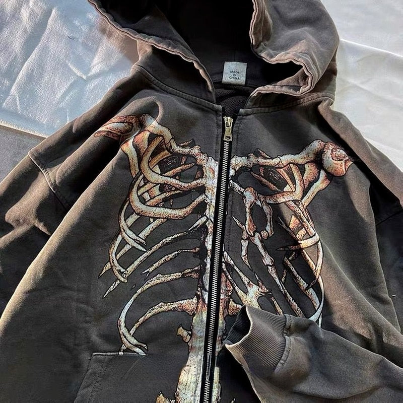 Bluza ze szkieletem UNISEX
