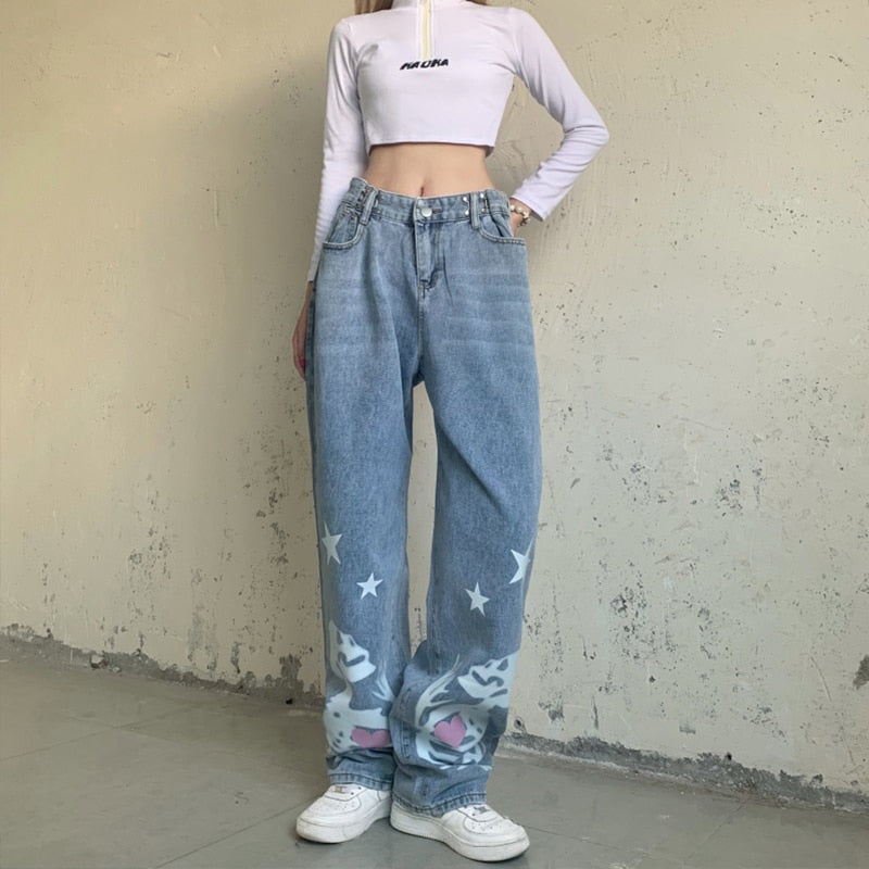 Spodnie w stylu Y2K