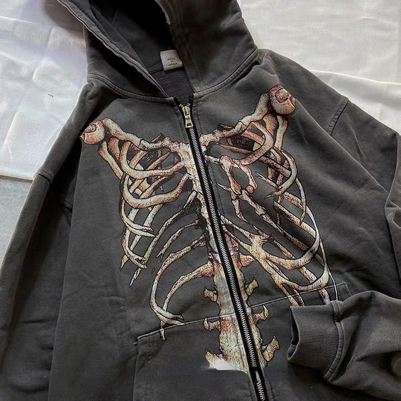 Bluza ze szkieletem UNISEX