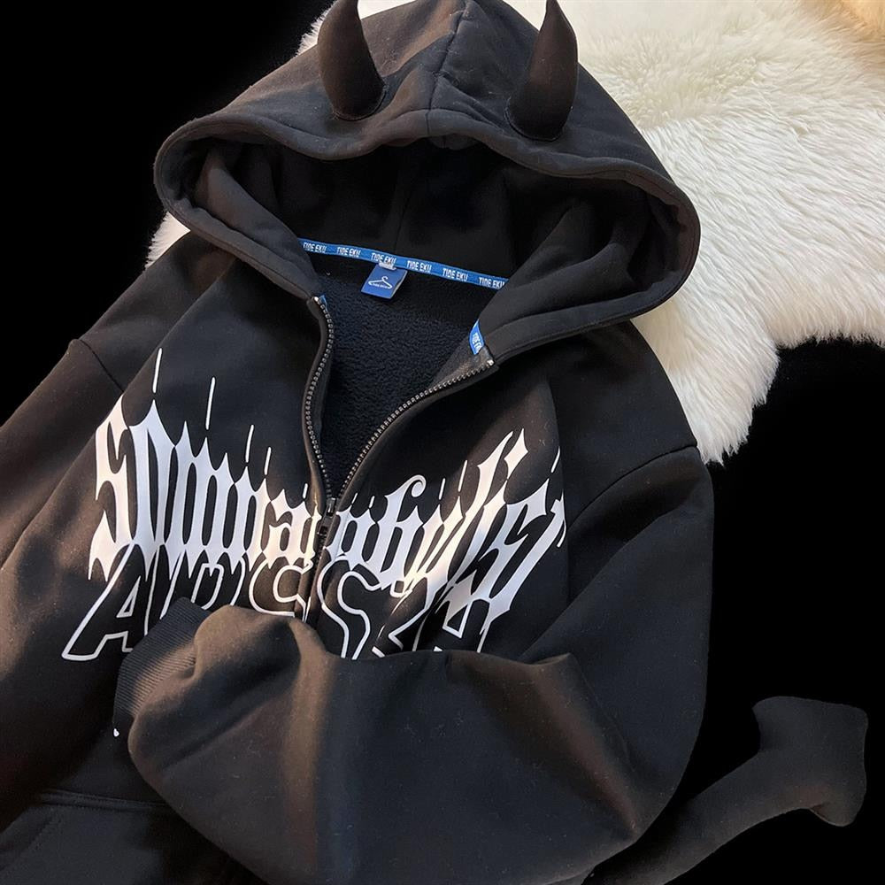 Y2K UNISEX horn sweatshirt
