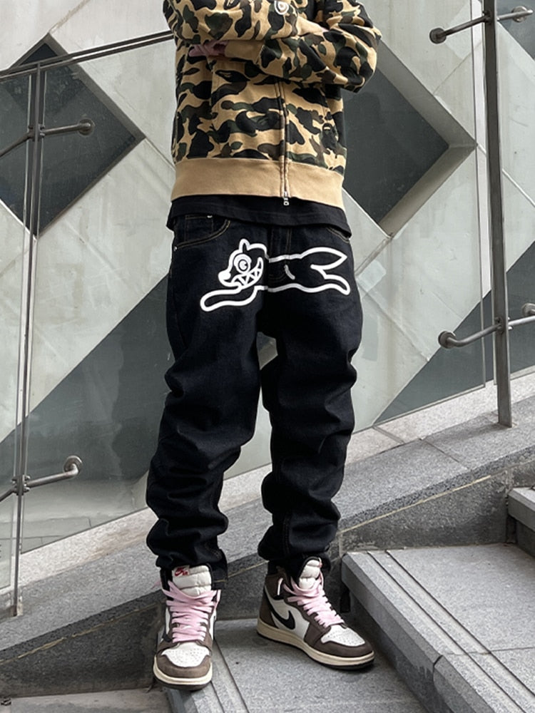 Printed trousers