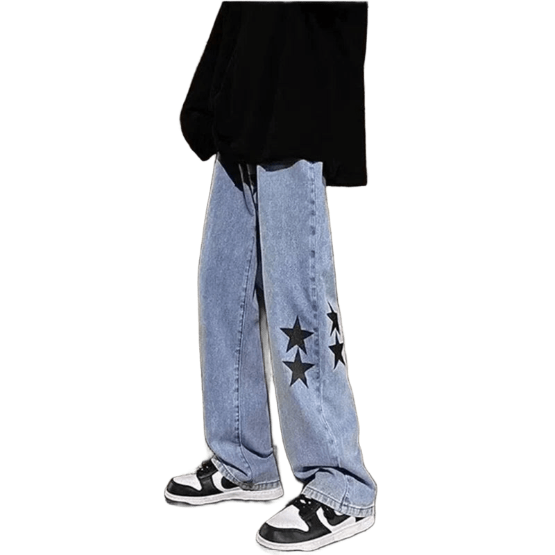 Jeansy w stylu Y2K UNISEX