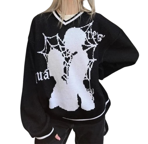 Svetr s potiskem Y2K UNISEX