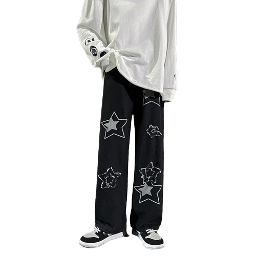 Jeansy w stylu Y2K UNISEX