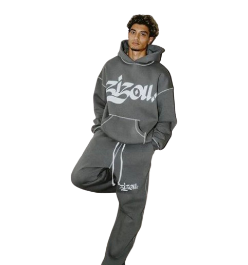 Komplet dresowy z napisem UNISEX