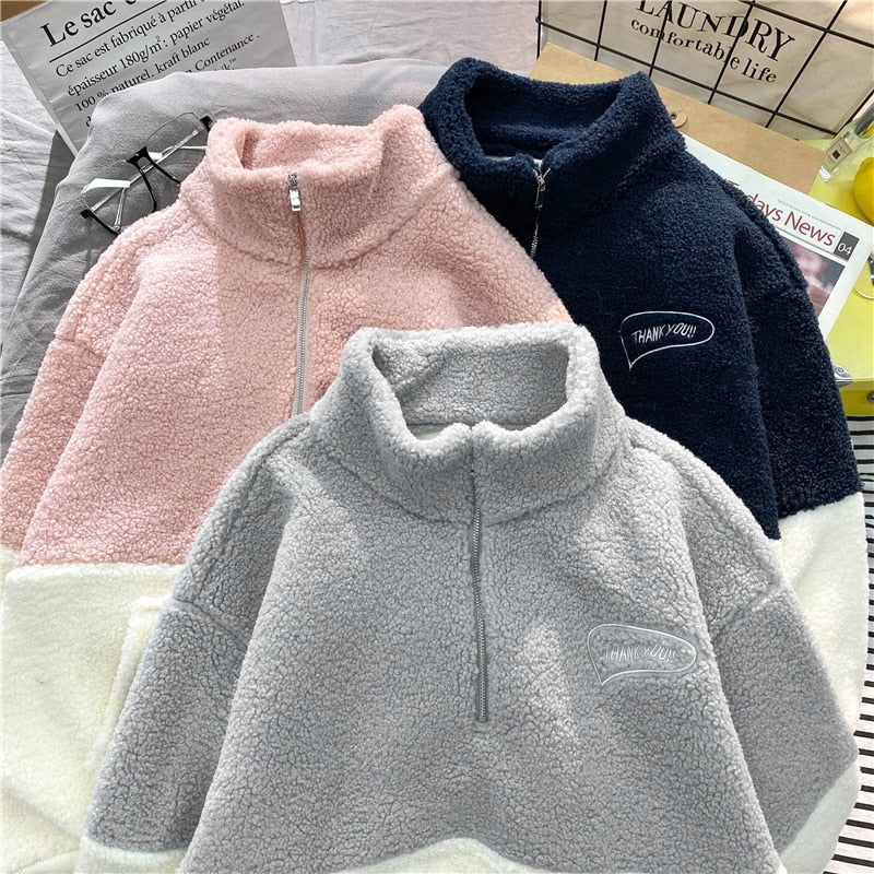 UNISEX two-tone fleece
