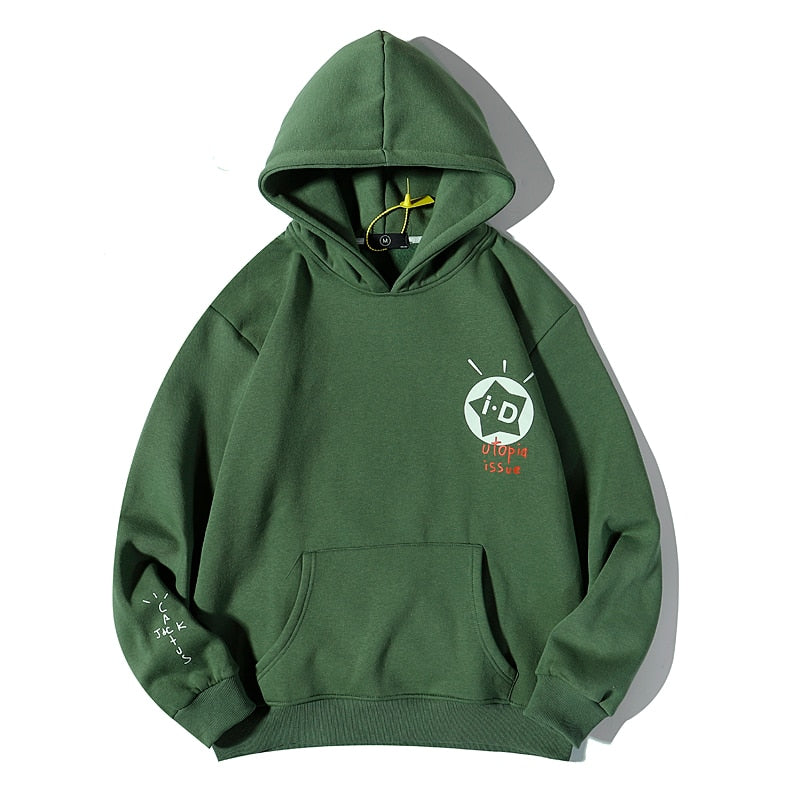 Bluza z napisem na tyle