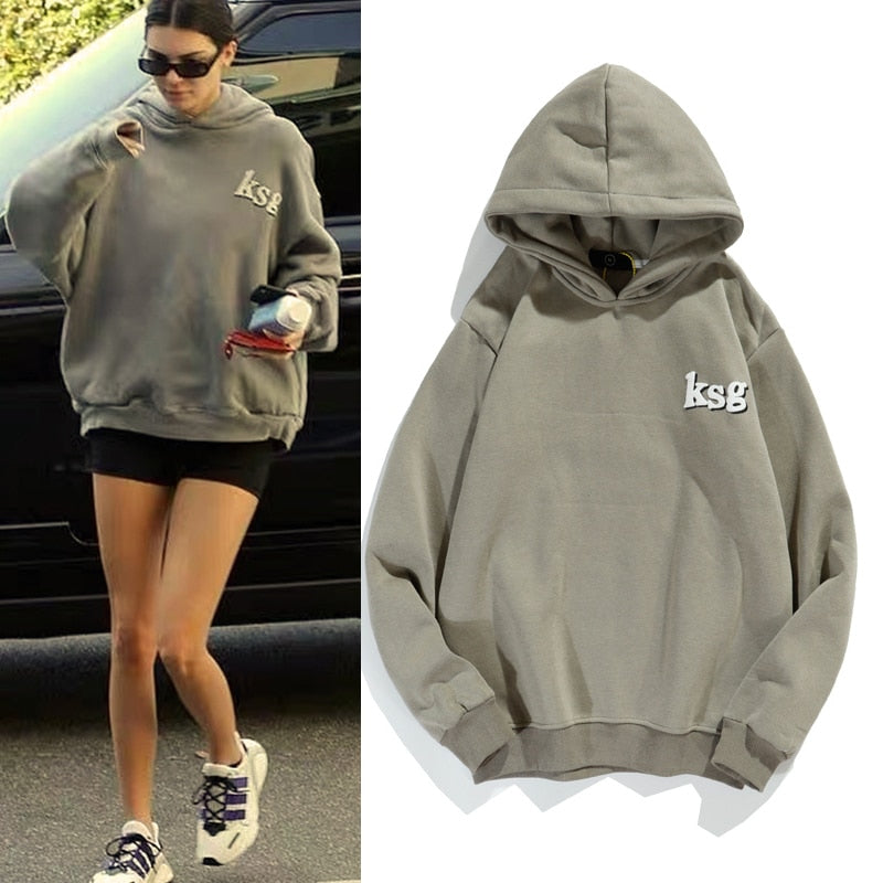 Bluza z napisem na tyle