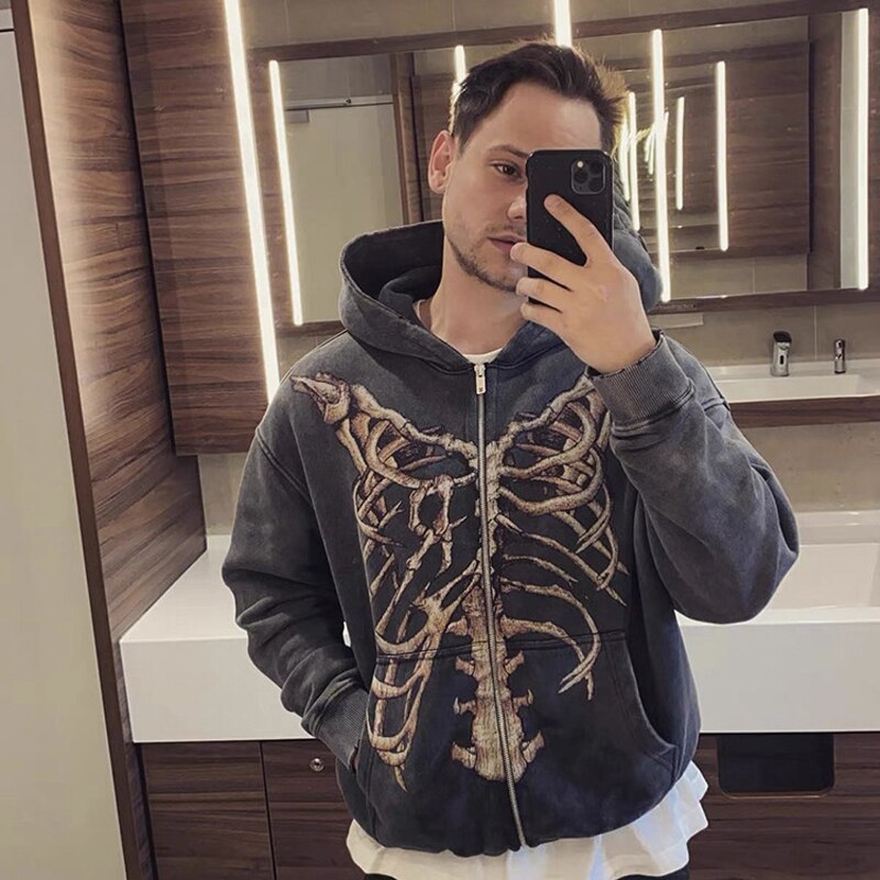 UNISEX skeleton sweatshirt