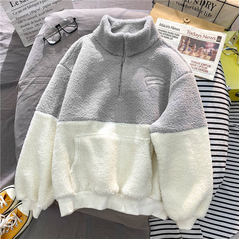 UNISEX two-tone fleece