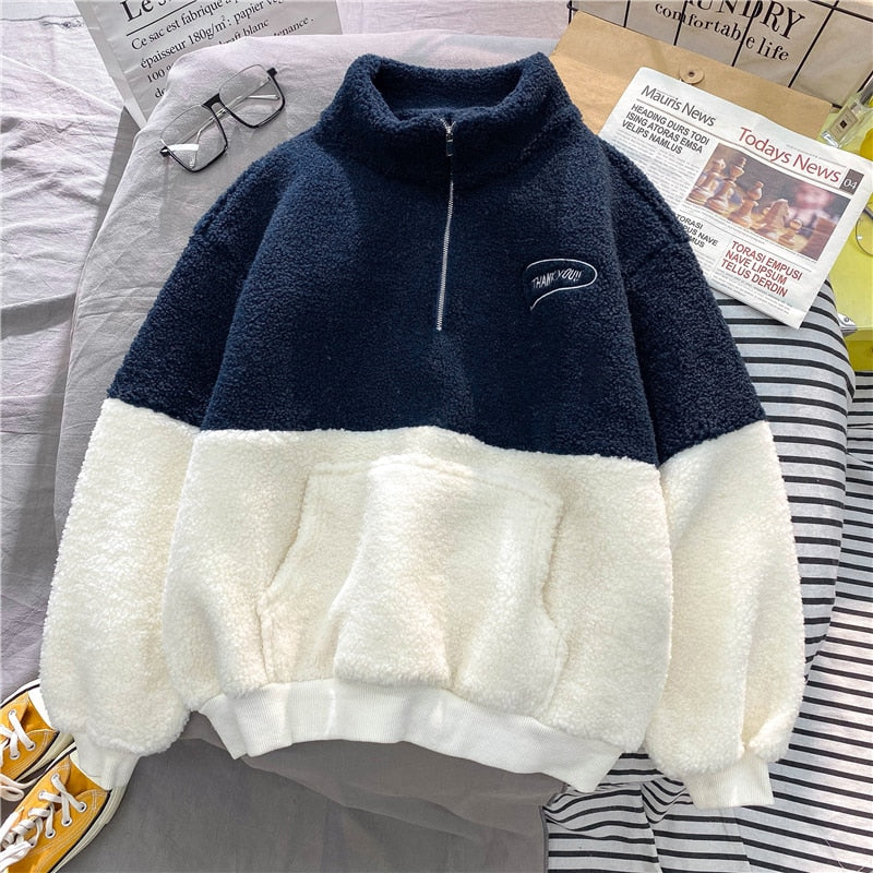 UNISEX two-tone fleece