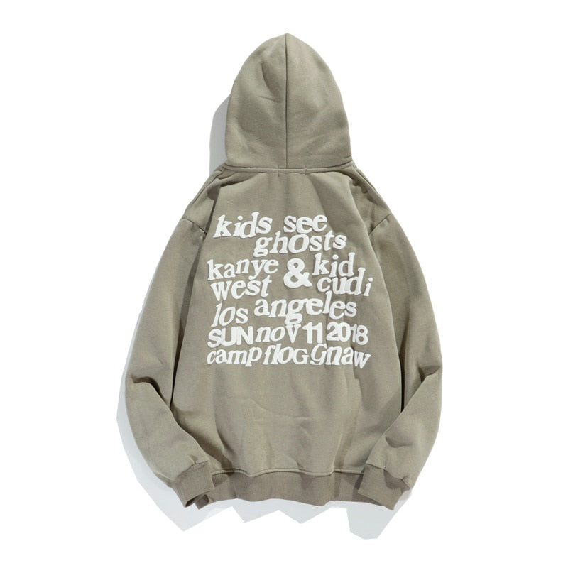 Bluza z napisem na tyle
