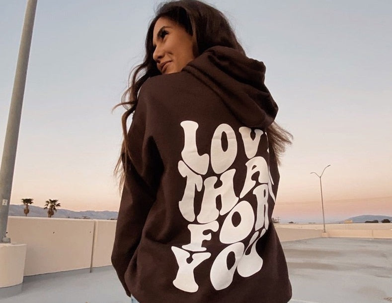 Sweatshirt with the inscription