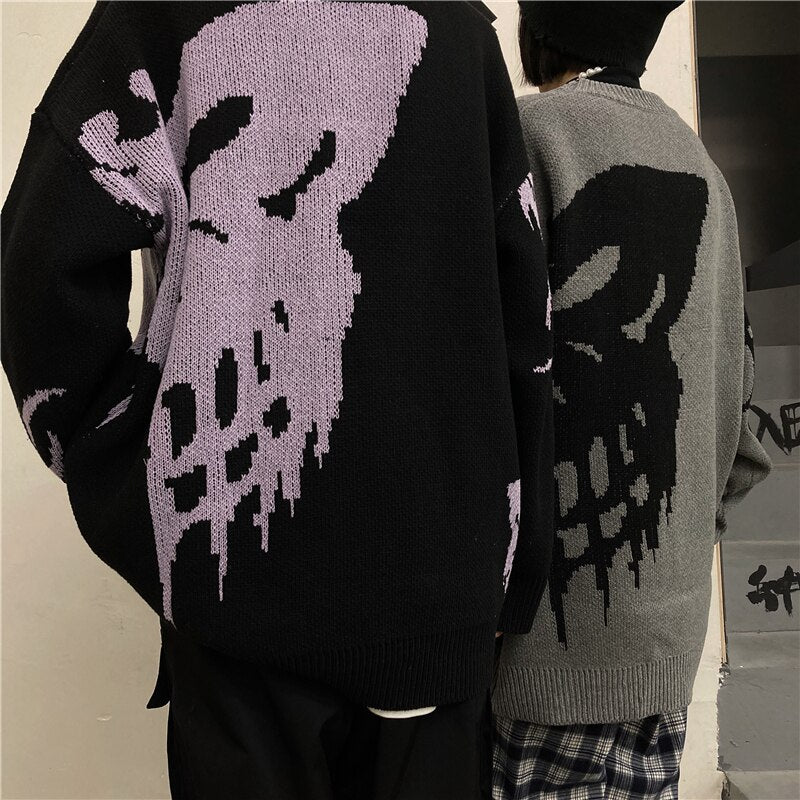 Sweter ze wzorem Y2K UNISEX
