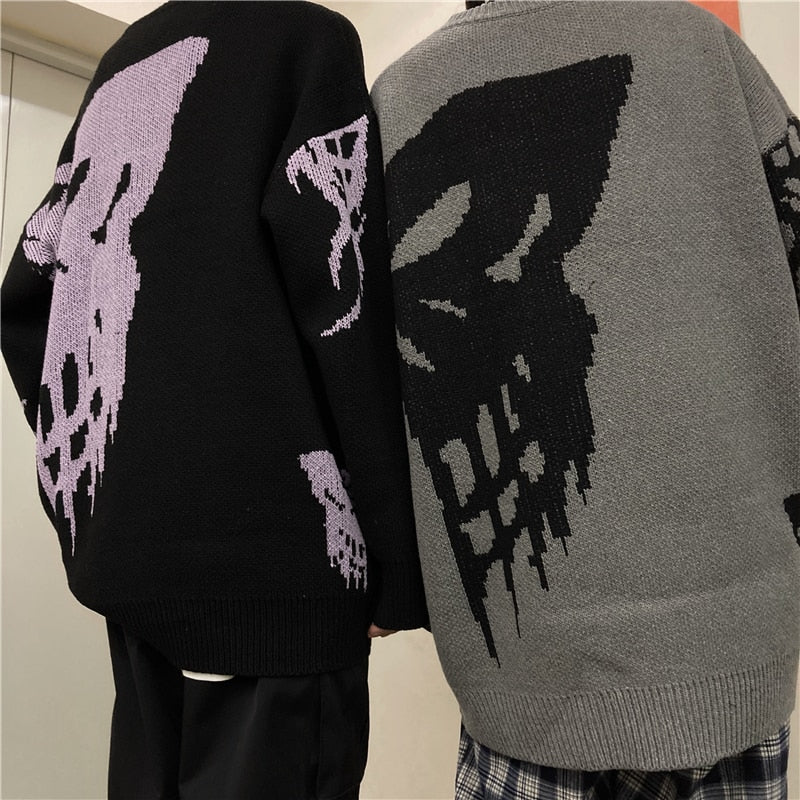 Sweter ze wzorem Y2K UNISEX