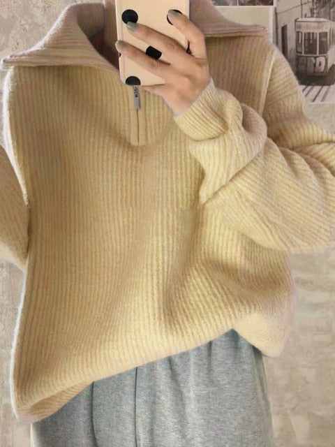 Fleece with a zipper