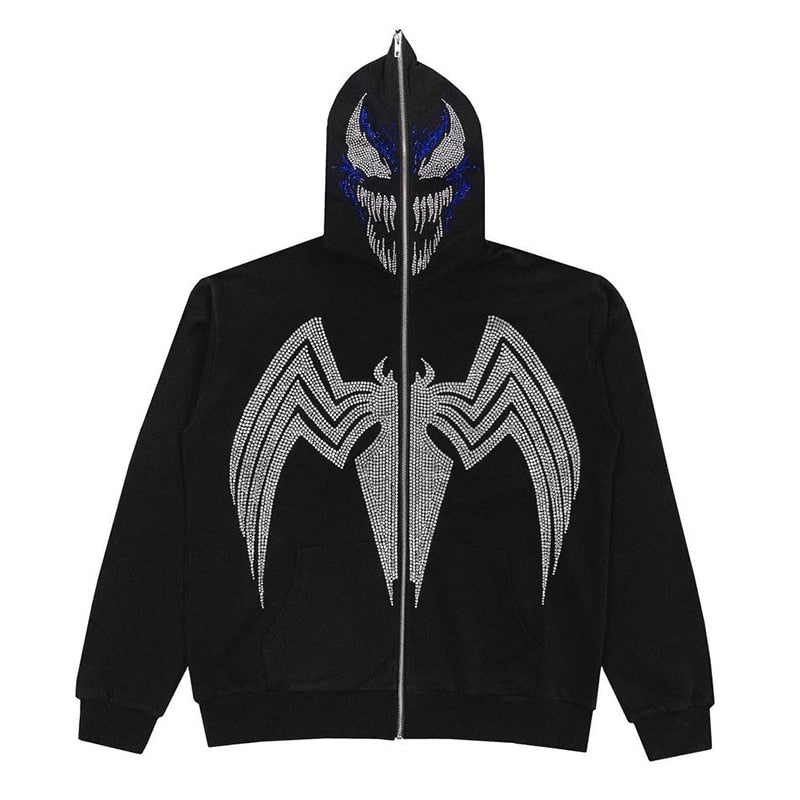 UNISEX zip-up sweatshirt