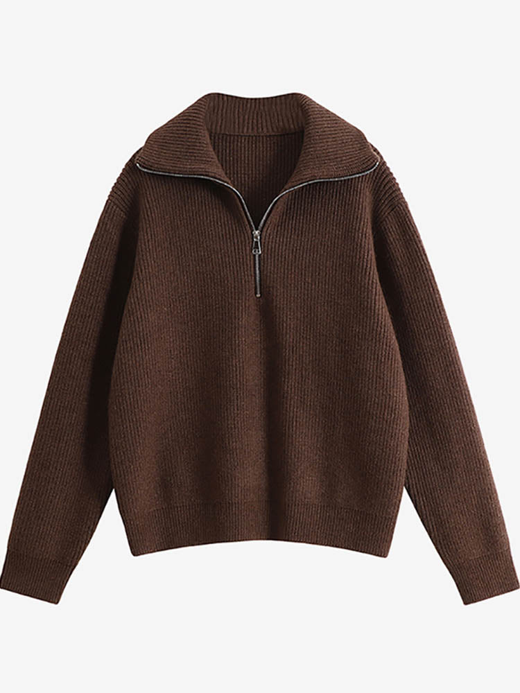 Fleece with a zipper