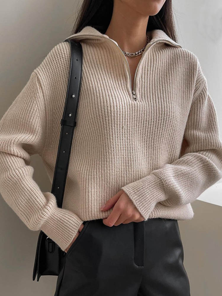Fleece with a zipper