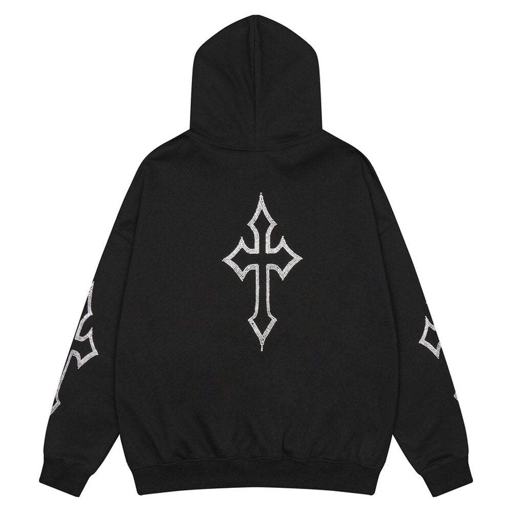 Sweatshirt with Y2K UNISEX patterns