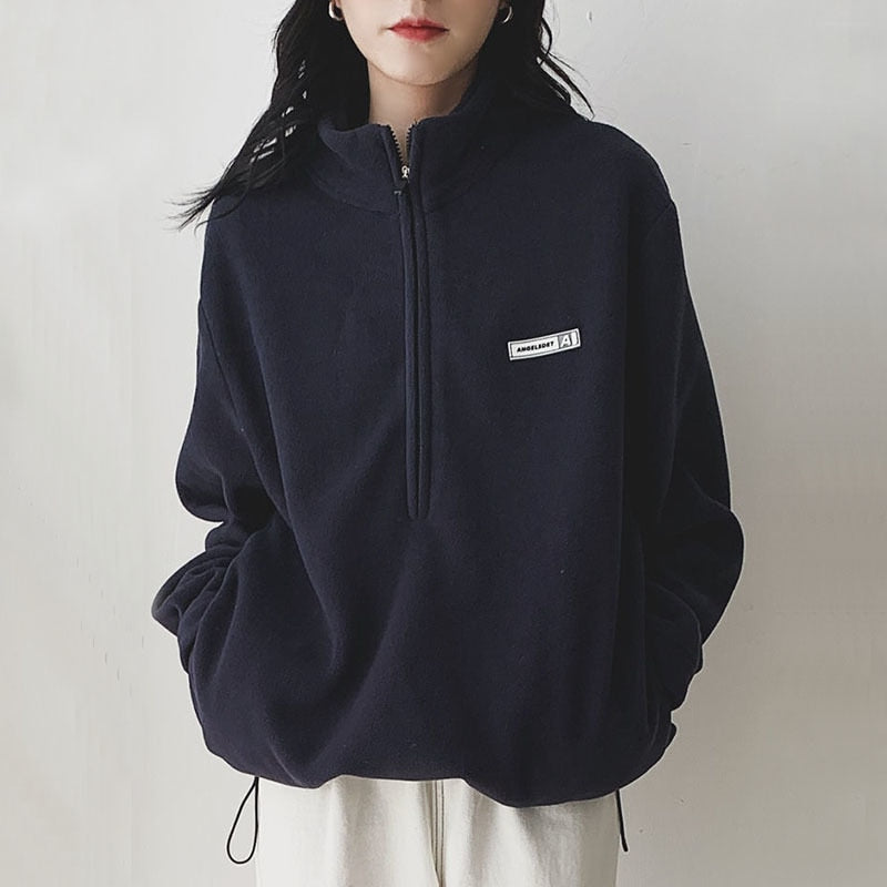 Fleece with a zipper